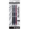 imagePILOT Acroball 300 Premium Refillable ampamp Retractable Ball Point Pen Assorted Color Barrels Fine Point Black Ink 3Pack 13625