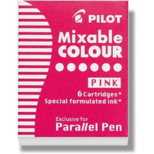 PILOT Parallel Mixable Color Ink Refills for Calligraphy Pens, 12 Colors, 12-Pack (77312)(Pink)
