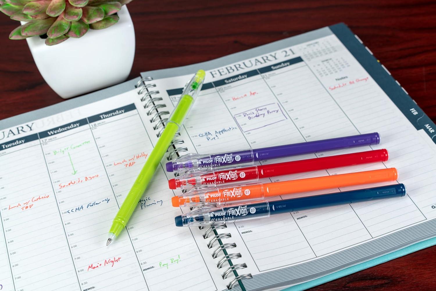imagePilot FriXion ColorSticks Erasable Gel Ink Pens Fine Point 07 mm Tub of 36 Assorted ColorsClassic 10