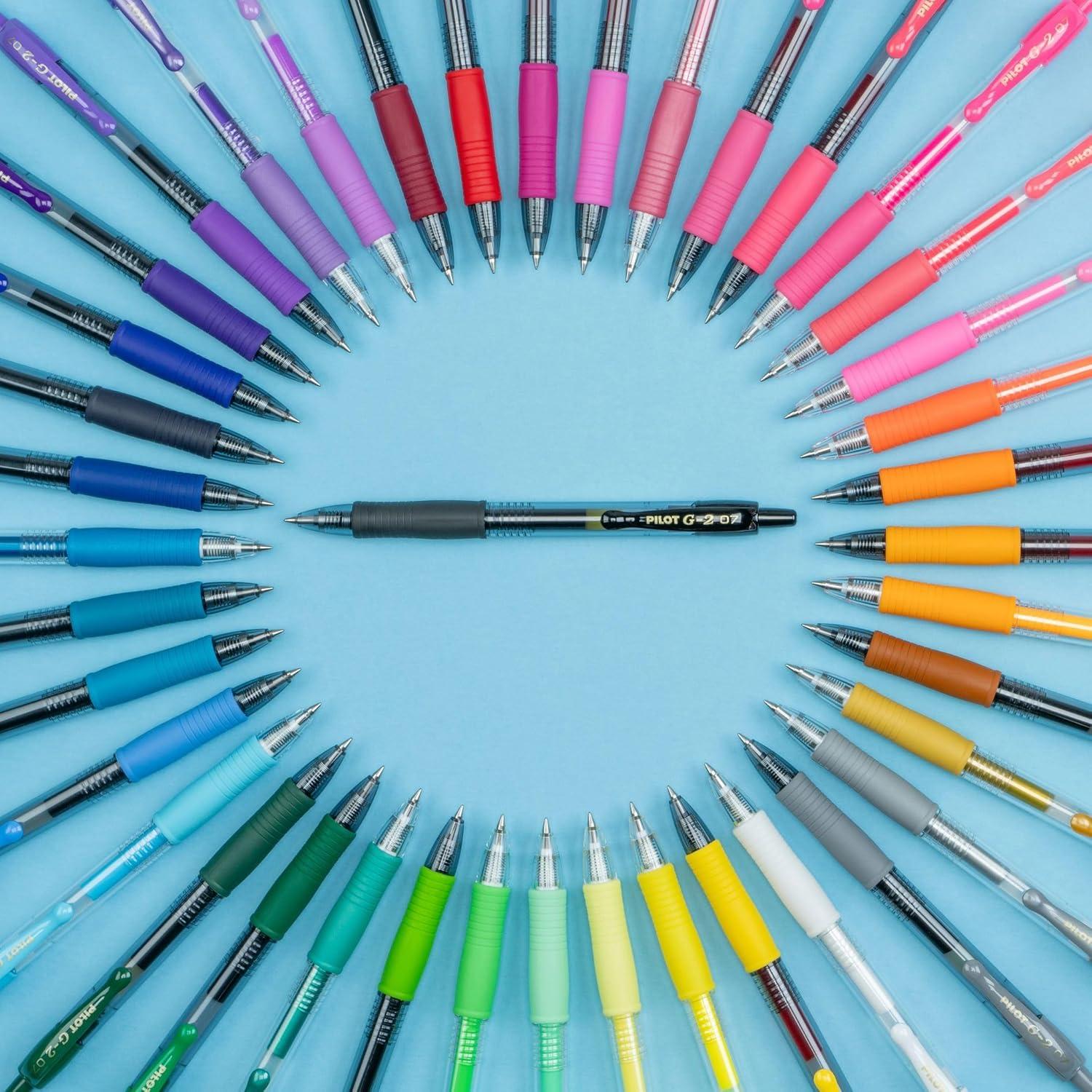imagePilot G2 Premium Gel Pens Gel Roller Pens Fine Point 07 mm Assorted Colors 8Assorted Fashion