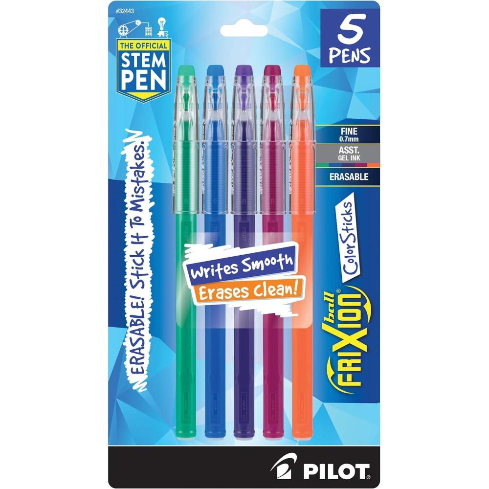 imagePilot FriXion ColorSticks Erasable Gel Ink Pens Fine Point 07 mm Tub of 36 Assorted ColorsFashion 5