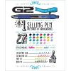 Pilot G2 Premium Gel Pens, Gel Roller Pens, Fine Point 0.7 mm Assorted Colors 8(Assorted Bright)