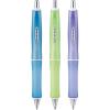 PILOT Dr. Grip Frosted Refillable & Retractable Advanced Ink Ballpoint Pen, Medium Point, Assorted Color Barrels, Black Ink, 3-Pack (14628)(Assorted Color Barrels)