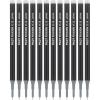 imagePILOT Pen FriXion Gel Ink Refills for Erasable Pens ExtraFine Point 05mm Black Ink 12Pack