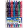 imagePilot FriXion Erasable Gel Pens Fine Point 07 mm Erasable Pens Pack of 7 Assorted Colors7 Count Pack of 1