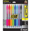 Pilot G2 Premium Gel Pens, Gel Roller Pens, Fine Point 0.7 mm Assorted Colors 8(Assorted Classic)