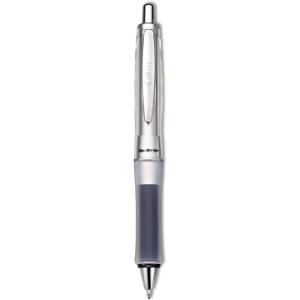 PILOT Dr. Grip Center of Gravity Refillable & Retractable Ballpoint Pen, Medium Point, Pink Grip, Black Ink, Single Pen (36182)(Charcoal Gray Grip)