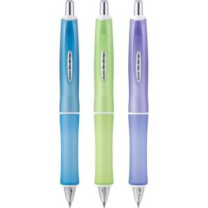 PILOT Dr. Grip Frosted Refillable & Retractable Advanced Ink Ballpoint Pen, Medium Point, Assorted Color Barrels, Black Ink, 3-Pack (14628)(Assorted Color Barrels)