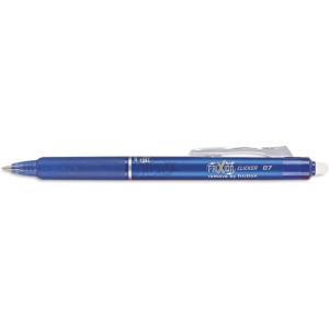 Pilot, FriXion Clicker Erasable Gel Pens, Fine Point 0.7 mm, Pack of 12, Black(Blue)