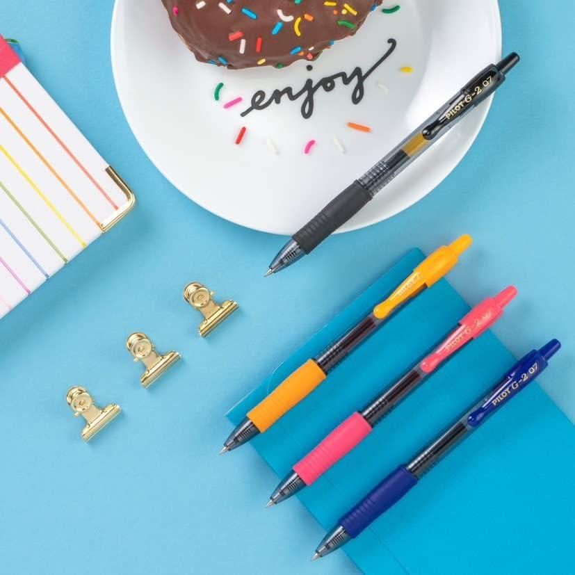 imagePilot G2 Premium Gel Pens Gel Roller Pens Fine Point 07 mm Assorted Colors 20 CountAssorted Colors