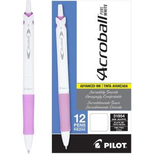PILOT Acroball PureWhite Retractable Ballpoint