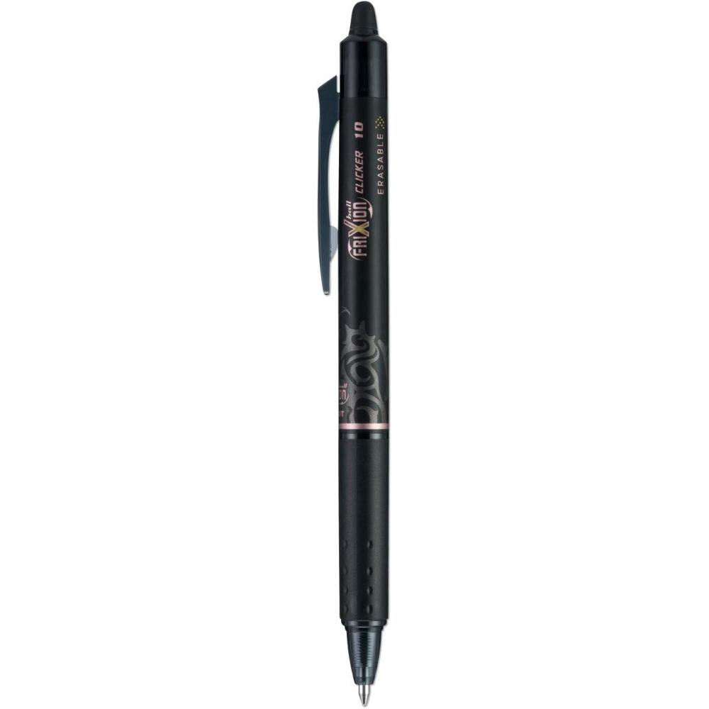 imagePilot FriXion Clicker Erasable Gel Pens Bold Point 1 mm Pack of 12 BlueBlack