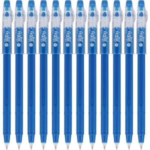 Pilot, FriXion ColorSticks Erasable Gel Ink Pens, Fine Point 0.7 mm, Pack of 12, Blue(Blue)