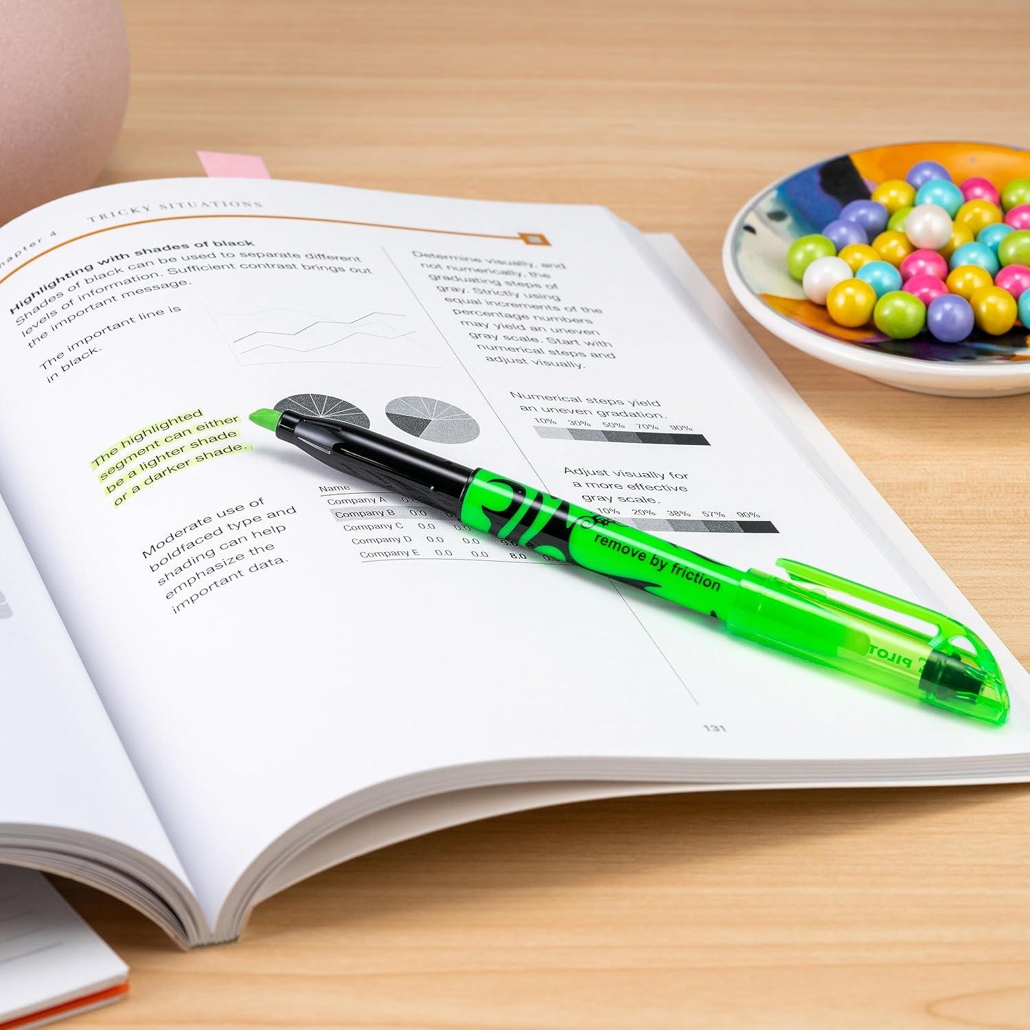 imagePilot FriXion Light Erasable Highlighters Chisel Tip Pack of 12 OrangeGreen