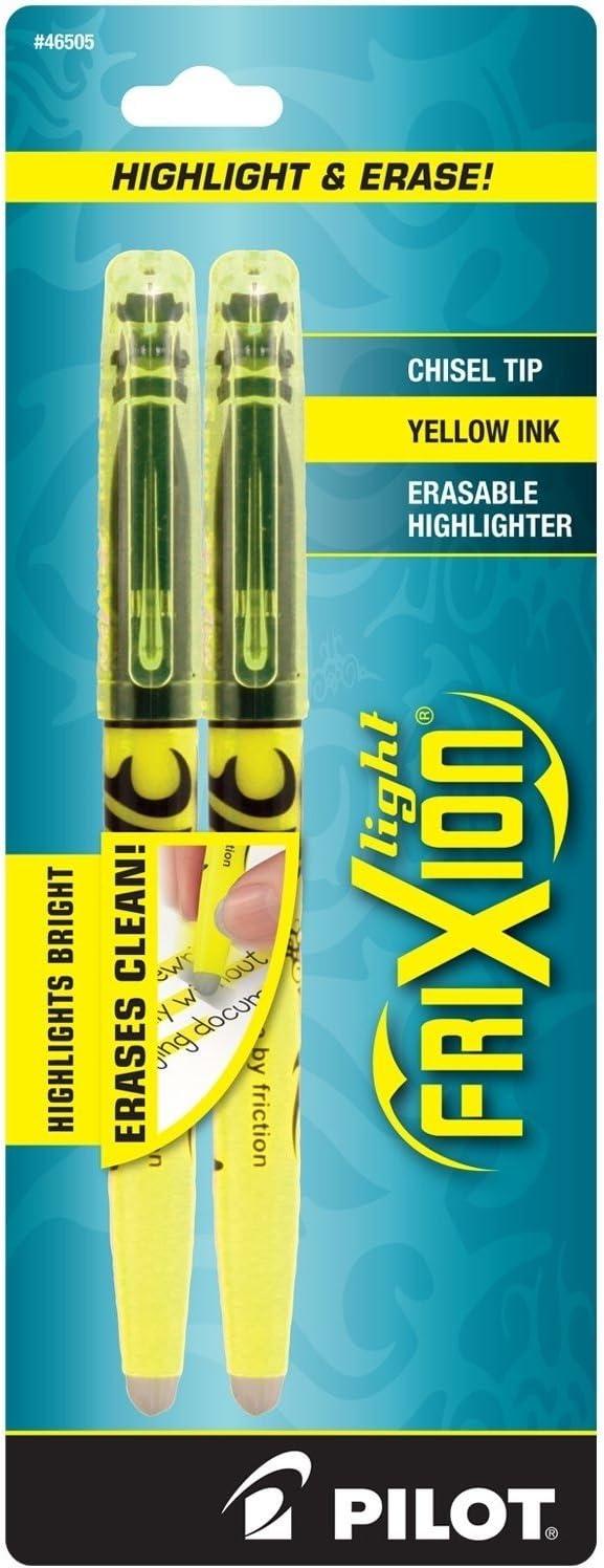 imagePilot FriXion Light Erasable Highlighters Chisel Tip Pack of 3 YellowYellow