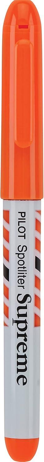 imagePilot Spotliter Supreme Fluorescent Highlighters Chisel Tip Yellow 12Pack 16008Orange
