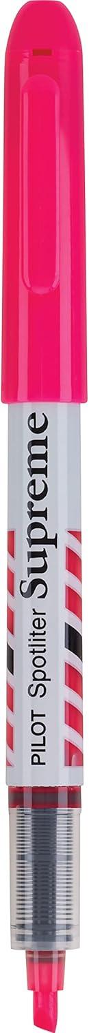 imagePilot Spotliter Supreme Fluorescent Highlighters Chisel Tip Yellow 12Pack 16008Pink