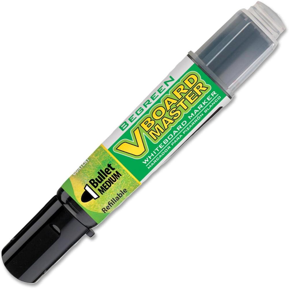 imagePIL43918  Whiteboard Marker Refillable Medium Bullet Point Black