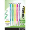 imagePILOT Precise Marklighter2 Dual Tip Highlighters Broad Chisel and ExtraFine Bullet Point Tips Assorted Colors Pack of 105Pack