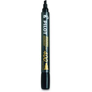 PILOT Premium 400 Permanent Markers, Broad Point Chisel Tip, Black Ink, Box of 36 (44144)(Black)