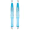 imagePILOT Dr Grip Frosted Refillable ampamp Retractable Ballpoint Pen Medium Point Blue Barrel Black Ink Pack of 2
