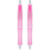 imagePILOT Dr Grip Frosted Refillable ampamp Retractable Ballpoint Pen Medium Point Pink Barrel Black Ink Pack of 2