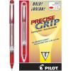 imagePilot Precise Grip Liquid Ink Rolling Ball Stick Pens Bold Point 1 mm Blue Pack of 12Red