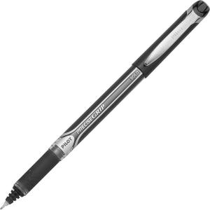 Pilot, Precise Grip Liquid Ink Rolling Ball Stick Pens, Bold Point 1 mm, Blue, Pack of 12(Black)