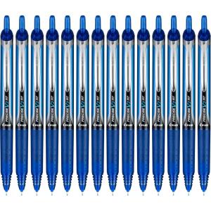 Pilot Precise V7 RT Refillable & Retractable Liquid Ink Rollerball Pens, Black Ink Pens, Fine Point (0.7 mm), 14-Pack – Ideal for School, Journaling, and Office Writing(Blue)