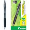imagePilot Precise BeGreen Refillable ampamp Retractable Gel Roller Pens Fine Point 07 mm Black Pack of 12Black