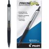 imagePilot Precise V10 RT Refillable ampamp Retractable Rolling Ball Pens Bold Point 1 mm Blue Pack of 12Black
