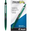 imagePilot Precise V10 RT Refillable ampamp Retractable Rolling Ball Pens Bold Point 1 mm Blue Pack of 12Green