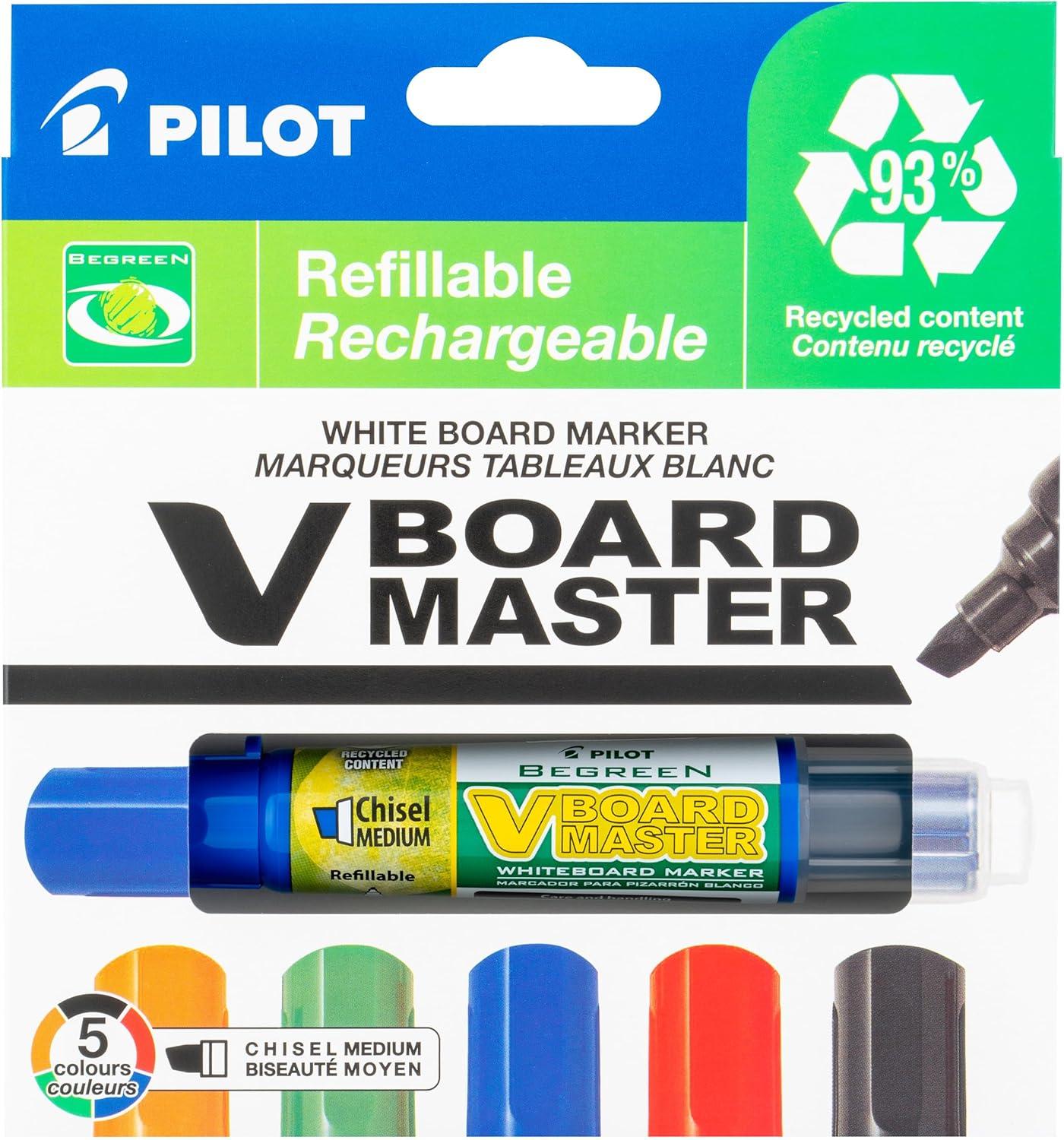 image:imagePilot V Board Master Refillable Dry Erase Markers Assorted Colors Bundle 15 Count15 Count Pack of 1