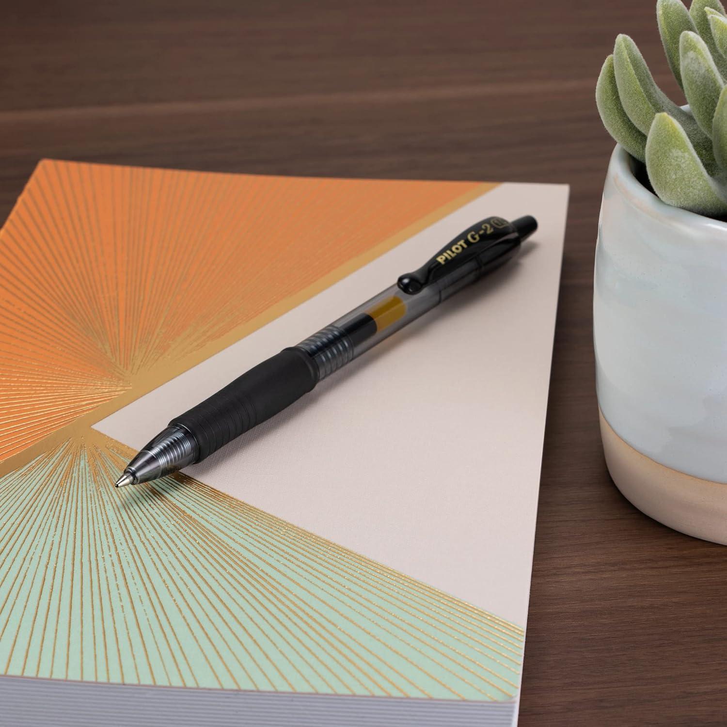image:imagePilot G2 Premium Gel Pens Black Pens Bold Point 1 mm 4 BlackBlack