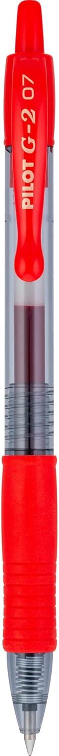 image:imagePilot G2 Premium Gel Roller Pens 07 Fine Point Smooth Writing Pens Black Pack of 4Red