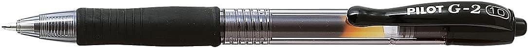 image:imagePilot G2 Premium Retractable GelInk Rolling Ball Pens Bold Point 10mm 10 Gel Pens Assorted 8Pack Ideal for School Journaling amp Office Writing1 Count Pack of 8
