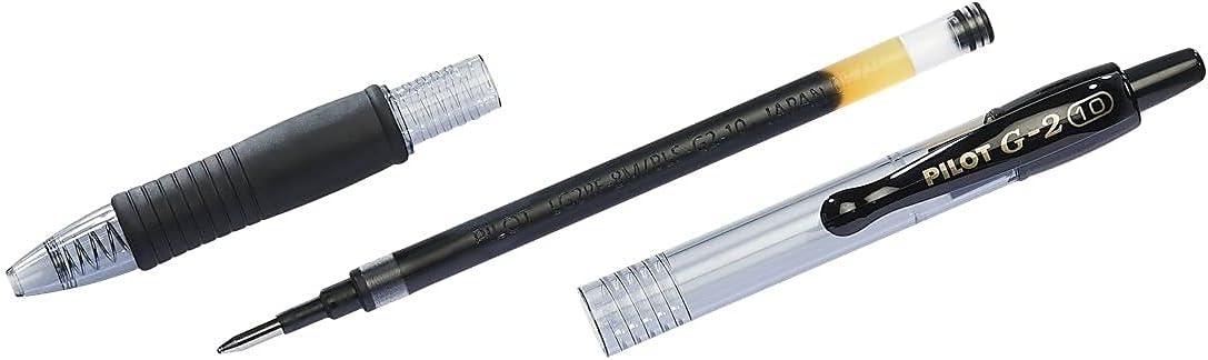 image:imagePilot G2 Premium Retractable GelInk Rolling Ball Pens Bold Point 10mm 10 Gel Pens Assorted 8Pack Ideal for School Journaling amp Office Writing1 Count Pack of 8