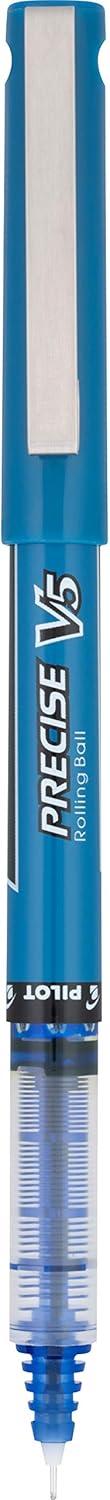 image:imagePilot Precise V5 Premium Rolling Ball Stick Pens Extra Fine Point 05mm Blue Ink 1 count 35344Blue